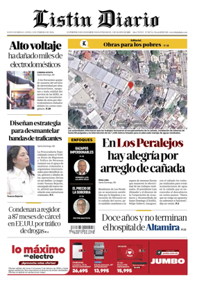 Cover of Listin Diario
