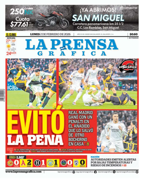 Cover of La Prensa Grafica