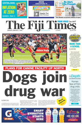 Cover of The Fiji Times