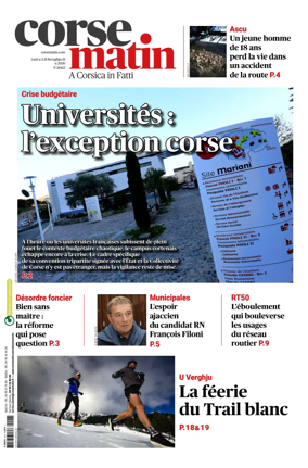 Cover of Corse Matin