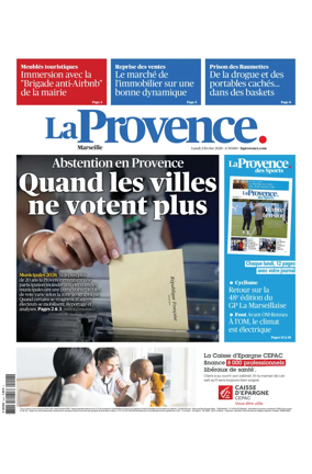 Cover of La Provence Marseille