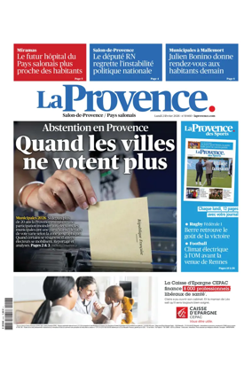 Cover of La Provence Salon-de-Provence / Pays salonais