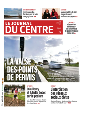 Cover of Le Journal du Centre