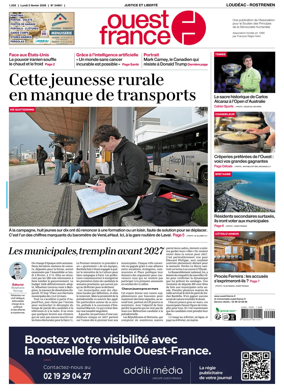 Cover of Ouest France (Loudeac / Rostrenen)