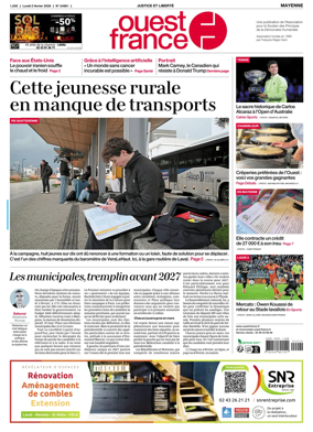 Cover of Ouest France (Mayenne)