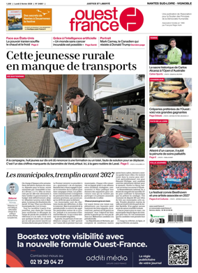 Cover of Ouest France (Nantes / Sud-Loire / Vignoble)
