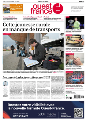 Cover of Ouest France (Nantes)