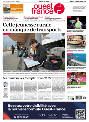Cover of Ouest France (Nord-Finistere)