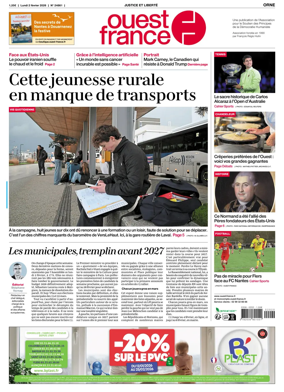 Cover of Ouest France (Orne)