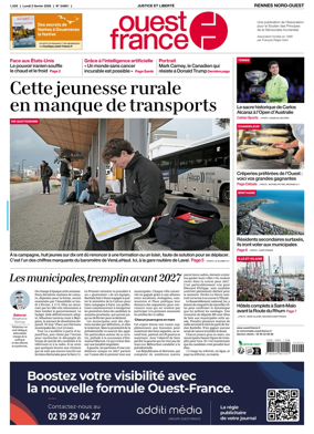 Cover of Ouest-France (Rennes Nord-Ouest)