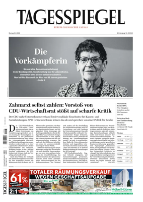 Cover of Der Tagesspiegel