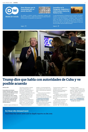 Cover of Deutsche Welle (Spanish edition)