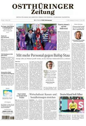 Cover of Ostthuringer Zeitung (Bad Lobenstein)