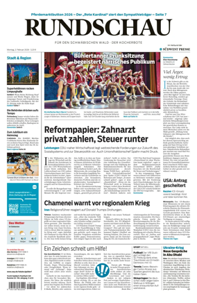 Cover of Rundschau fur den Schwabischen Wald – Der Kocherbote