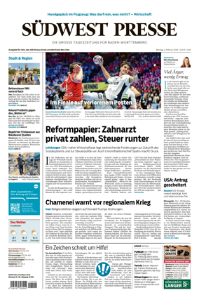 Cover of Sudwest Presse