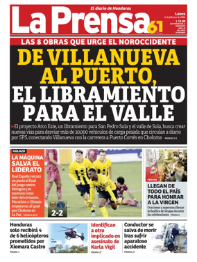 Cover of Diario La Prensa