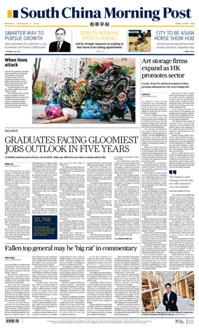 Cover of South China Morning Post