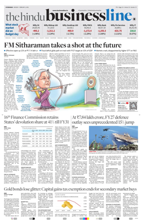 Cover of BusinessLine (Hyderabad)