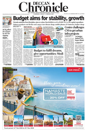 Cover of Deccan Chronicle