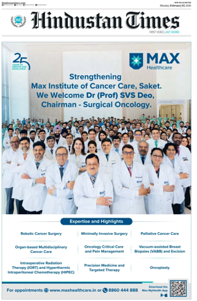 Cover of Hindustan Times (Delhi)