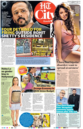 Cover of Hindustan Times (Ranchi) - Live