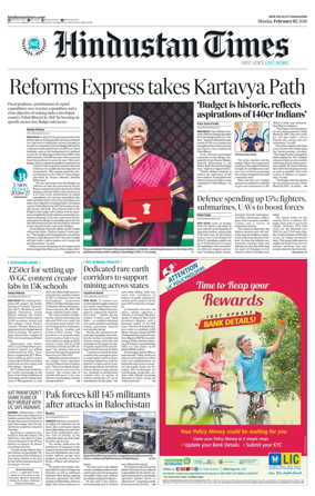 Cover of Hindustan Times Uttarakhand