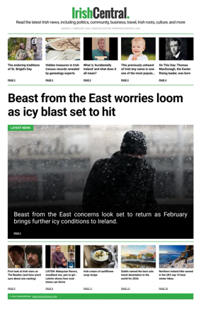 Cover of Irish Central