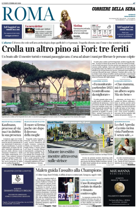 Cover of Corriere della Sera (Roma)