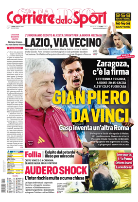 Cover of Corriere dello Sport (Lazio)