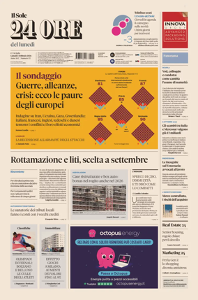 Cover of Il Sole 24 Ore