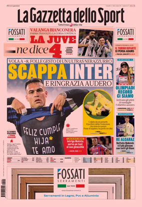 Cover of La Gazzetta dello Sport - Napoli