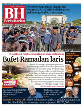 Cover of Berita Harian