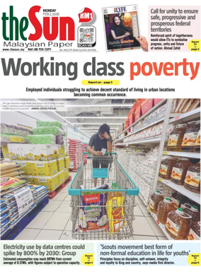 Cover of The Sun (Malaysia)