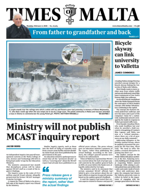 Cover of Times of Malta