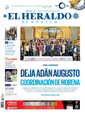 Cover of El Heraldo de Mexico