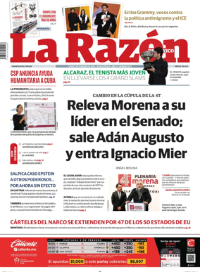 Cover of La Razon de Mexico