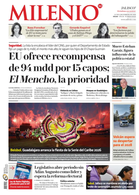 Cover of Milenio Jalisco