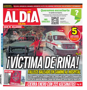Cover of Periodico Al Dia (Celaya)