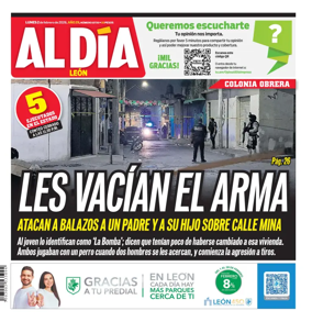 Cover of Periodico Al Dia (Leon)