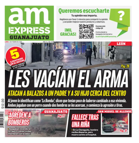 Cover of Periodico AM Express (Guanajuato)