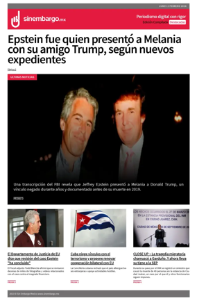 Cover of Sin Embargo destacadas