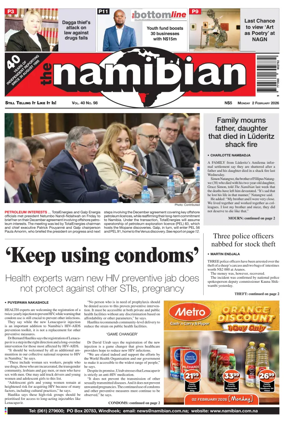 Cover of The Namibian