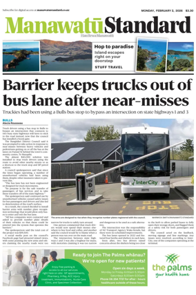 Cover of Manawatu Standard