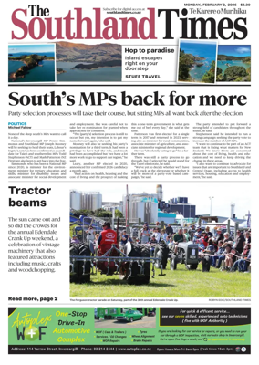 Cover of The Southland Times