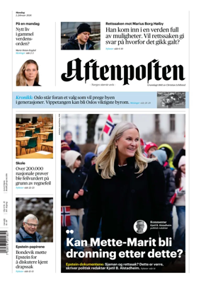 Cover of Aftenposten