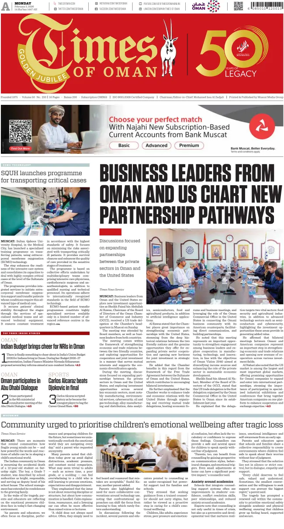 Cover of Times of Oman