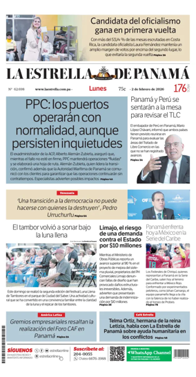 Cover of La Estrella de Panama