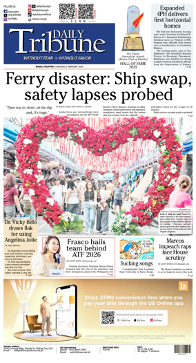 Cover of Daily Tribune (Philippines)