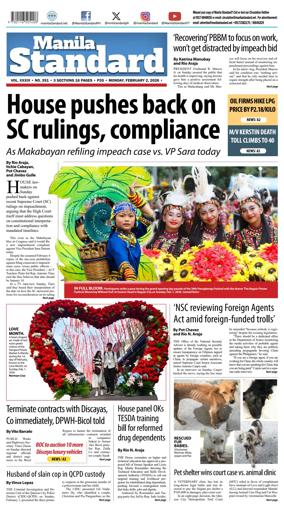 Cover of Manila Standard