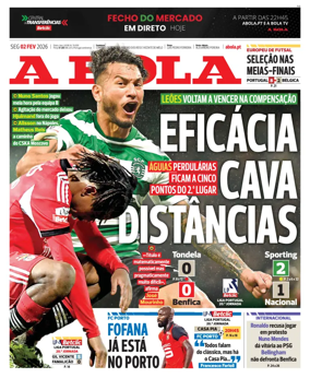 Cover of A BOLA (Portuguese)
